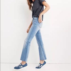 MADEWELL Blue Cali Demi Boot Inset Jeans